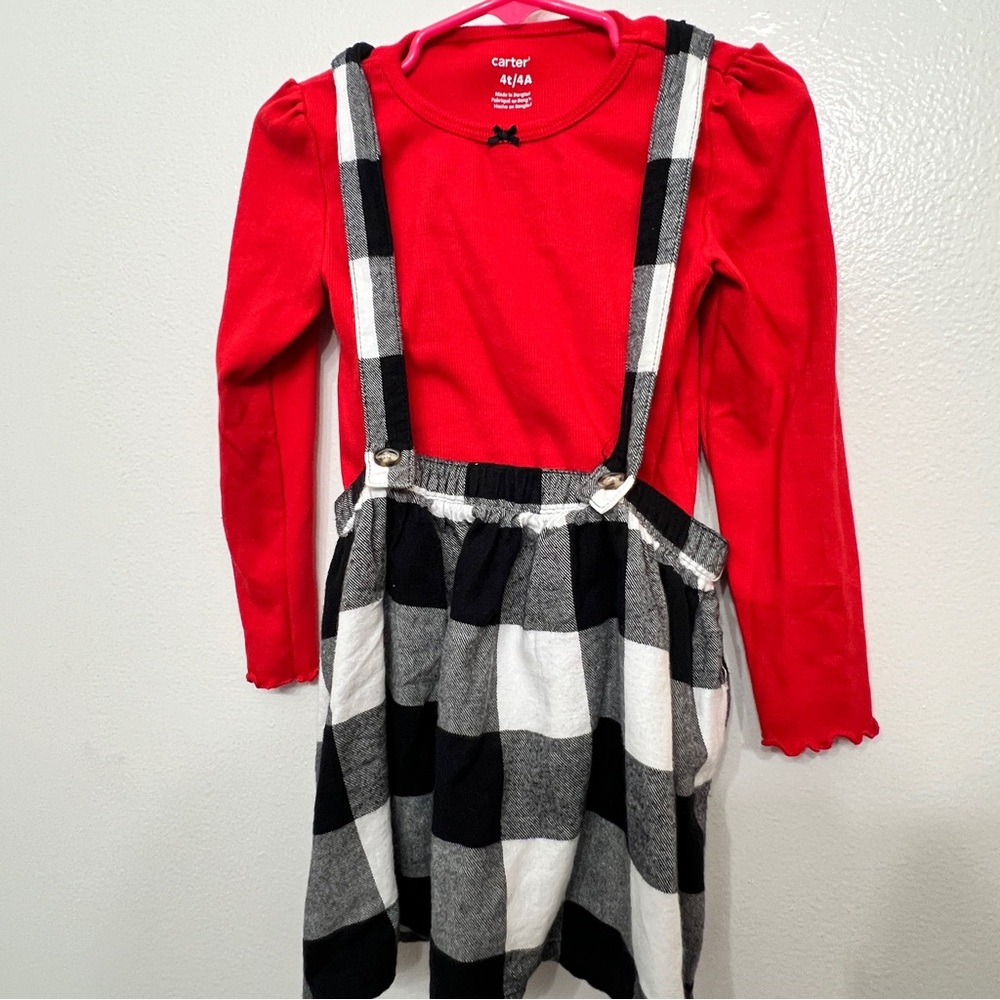 Carters Skirt Jumper and Shirt Set